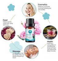 Vente chaude rose parfum huile de parfum hydratant peau corps visage huile aromathérapie rose huile essentielle pour diffuseur bougie savon
