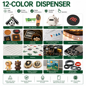 Food-Grade Stainless Steel 12-Color High Automatic <b>Glue</b> Dispensing Dropping Machine 0.01 Accuracy - Product Image 3