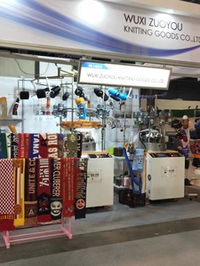 SHARPING HAT KNITTING MACHINE HIGH SPEED 1000W 380V/220V 11COLORS SAME <b>ROW</b> Double Knitting Method Computerized Automatic - Product Image 3