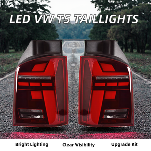 2003-2015 LED <span class=keywords><strong>Volkswagen</strong></span> <span class=keywords><strong>T5</strong></span> Transporter fanali posteriori trasparente per <span class=keywords><strong>Volkswagen</strong></span> Multivan <span class=keywords><strong>T5</strong></span> Caravelle nuovo accessorio auto - Product Image 2