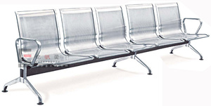 Acier inoxydable aéroport chaises hôpital médecin chaise inoxydable visiteurs chaise 2 places jambes <span class=keywords><strong>en</strong></span> acier inoxydable banc - Product Image 5