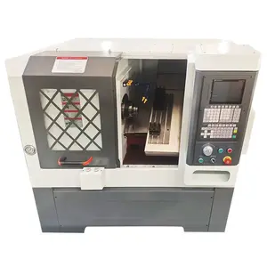 Máquina de torno CNC com controle digital de plástico rígido de aço inoxidável