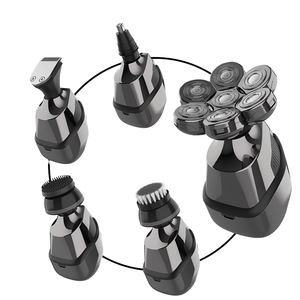 Afeitadoras eléctricas impermeables para hombres calvos, maquinilla de afeitar electrónica 5 en 1, de aseo para depilación Balder Kit, cortadora de barba - Product Image 1