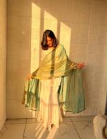 Ensemble Sharara en soie brodée pour femmes indiennes et pakistanaises avec dupatta, tenue de mariage traditionnelle longue jusqu'au sol, coupe ample, toutes saisons