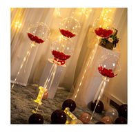 It is your party — ballons en Latex lumineux, en forme de fleur, avec Led, pour la saint-valentin, pour un cadeau de la fête des mères