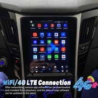 Écran Tesla 2DIN OLED 10,4 pouces Lecteur autoradio de voiture Lecteur CD pour Sonata 8 YF 2011-2015 Android 13 DSP Radio stéréo GPS Carplay
