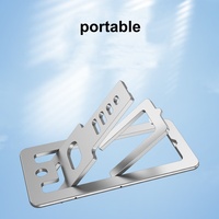 Penyangga Ponsel Tablet dari Aluminium Alloy, Lipat, Portabel, untuk Menonton Drama, Hadiah, Penyangga Ponsel