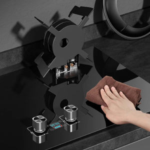 เตาแก๊สแบบพลิกได้ รุ่น <span class=keywords><strong>Magic</strong></span> Dish <span class=keywords><strong>Stove</strong></span> หน้ากระจก ใช้แบตเตอรี่ 2 หัวเตา - Product Image 6