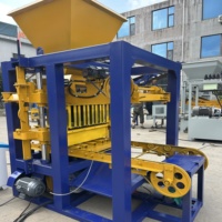 Machine à blocs de béton hydraulique QT4-24 avec structure industrielle durable
