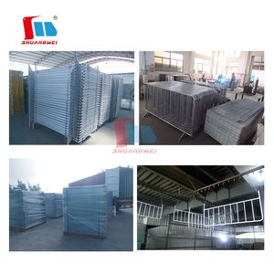 Di động kiểm soát đám đông tạm thời cho người đi bộ di động rào cản an ninh trước mạ kẽm kiểm soát đám đông rào cản an toàn rào cản - Product Image 4