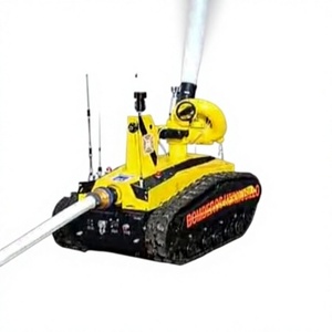 Robot Antincendio Elettrico RC Guoxing 'Little Kingkong' 40L/s con Cingoli in Gomma RXR-M40D-11KT, Portata <span class=keywords><strong>Acqua</strong></span> 65M, Autonomia 2H - Product Image 1