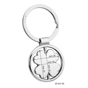 Porte-clés rotatif Quadrifoglio en plastique EVA avec porte-monnaie et 4 doigts entrelacés - Product Image 2