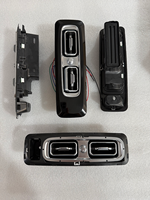Kit de Décoration Intérieure Universel pour Voiture avec Grille d'Aération de Climatisation et Éclairage Ambiant RGB à Couleurs Changeantes pour Van, Bus, MPV