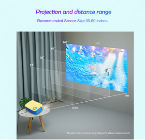 Mini Proyector A2000 para iPhone, Proyector Portátil con Trípode, Proyector de Películas para Regalos de <span class=keywords><strong>Navidad</strong></span>, Regalos para Niños - Product Image 6