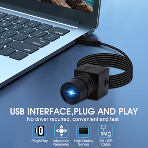 Elp 4K Video Camera imx415 MJPEG 30fps Webcam Video Web cam USB <span class=keywords><strong>PC</strong></span> camera với Varifocal CS ống kính cho hội nghị trực tuyến - Product Image 4