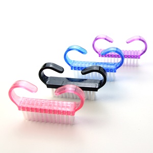 Nail Beauty Custom Atacado Venda Quente Mini Tamanho Removedor De Poeira Limpeza Chifre Preto Escova De Unhas - Product Image 5