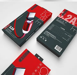 Tùy chỉnh 3C Thông Minh Điện tử dữ liệu Hộp cáp nghệ thuật hộp giấy USB phụ kiện điện thoại trường hợp bao bì Cáp Hộp dữ liệu - Product Image 3
