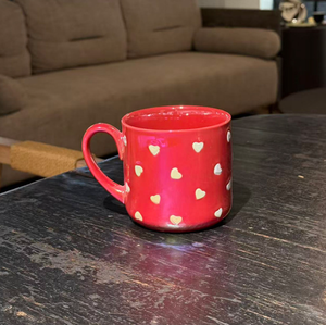 Taza de Cerámica Iridiscente con Corazón en Relieve 3D, Taza de Café para Parejas, Regalo de San Valentín o Boda, Personalizable al por Mayor - Product Image 5