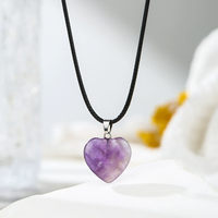 Kalung Batu Agate Stainless Steel Harga Grosir-Koleksi Liontin Batu Kristal Alami Fashionable