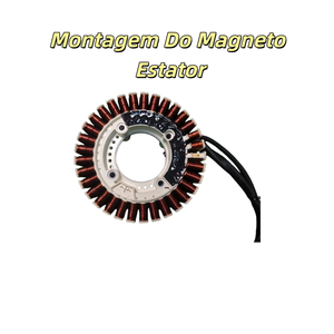 High Purity Copper Stator Coil Replacement Parts for RUNTONG 14000IE 12KW <b>Gasoline</b> Generator F Class Insulation - Product Image 1
