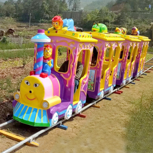 Produits de parc d'attractions pour adultes et enfants, fabriqués en Chine, conformes aux normes CE, train touristique sur rail pour l'extérieur, à vendre. - Product Image 3