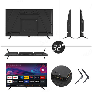 จัดหาโดยตรงจากโรงงาน ทีวีแอนดรอยด์สมาร์ททีวี LED 120Hz พร้อมหน้าจอ UHD ขนาด 65"-100" สีดำ สำหรับโรงแรมและบันเทิงภายในบ้าน ขนาด 32 นิ้ว - Product Image 4