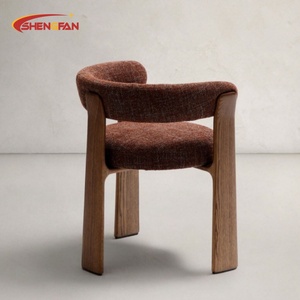 Ensemble de <span class=keywords><strong>2</strong></span> <span class=keywords><strong>chaises</strong></span> de salle à manger modernes, <span class=keywords><strong>chaises</strong></span> de cuisine rembourrées <span class=keywords><strong>rouges</strong></span> avec pieds en bois massif noyer, chaise pour salle à manger, hôtel, café, événement - Product Image 2