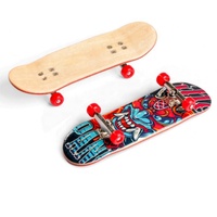 JIESEN Vente en gros Minis Jouet Touche Skateboard Graphiques personnalisés par transfert de chaleur Bois Érable Patineuse à doigts