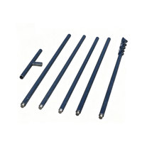 Kit de tarière manuelle pour l'échantillonnage du sol LX-1, tarière spirale de 5 m