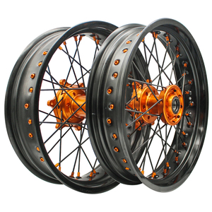 Ruedas de Motocicleta CNC 17 de Aleación de Aluminio Supermoto, Llantas <span class=keywords><strong>Super</strong></span> <span class=keywords><strong>Motard</strong></span> para EXC 250 350 450 2003-2026 - Product Image 3
