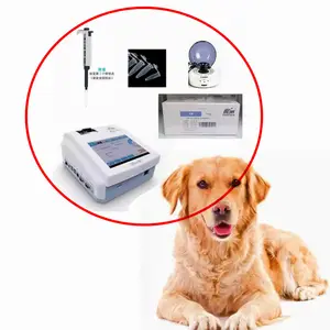 Wondfo FIA Meter Finecare 2 PLUS + blood centrifuge + pipette + tubes + prog tests whole dog progesterone Test kti