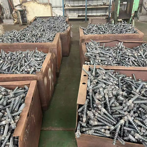 Tornillo de disco grande ferroviario Spike Rail Sleeper Tornillo Spike con disco grande - Product Image 5