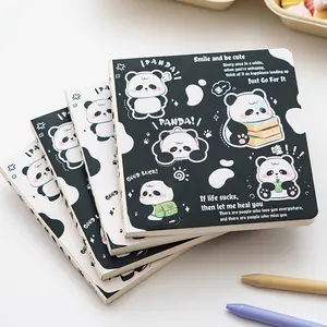 Panda Little Book A7 Pocket Book High-Looking Mini Ledger Bloc de notas portátil