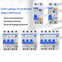 Disjoncteur différentiel Chint NXBLE-63YH RCBO 1P+N CD avec options 6A/10A/16A/20A/25A/32A/40A/50A/63A