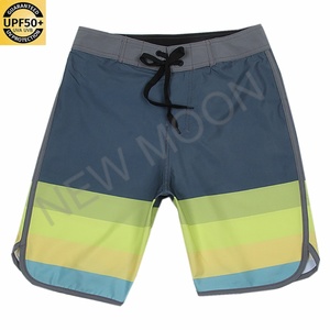 Shorts de bain pour hommes personnalisés, séchage rapide, respirants, protection solaire, imprimé uni, pour l'été et les loisirs - Product Image 3