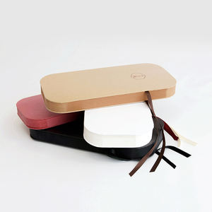 Ihpaper H35cm <span class=keywords><strong>tabouret</strong></span> en papier <span class=keywords><strong>carton</strong></span> tabourets pliants poufs avec coussin rond en cuir PU meubles de salon - Product Image 4