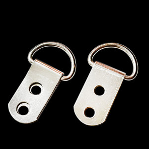 Anillos metálicos para colgar cuadros, gancho individual con capacidad de 1-3 kg para exhibición de fotos en pared - Product Image 1