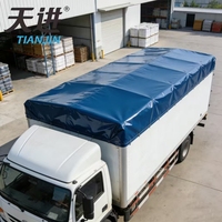 Tissu de bâche tissée enduite de PVC 650GSM pour la fabrication de bâches de camion