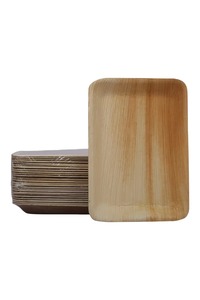 Platos de hoja de palma de areca de alta calidad para envasado de alimentos y catering de eventos, disponibles con calidad y precio de exportación. - Product Image 2