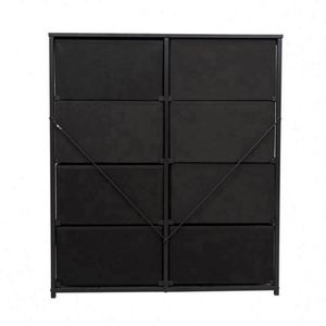 Commode autoportante moderne en tissu pour salon, durable, avec panneaux en MDF et acier inoxydable, en pin, disponible en plusieurs couleurs - Fournisseur en gros - Product Image 5