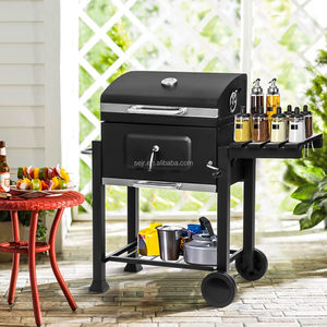Barbacoa de Carbón SEJR con Carro y Mesa Lateral S/M/XL JY-6109 - Product Image 4