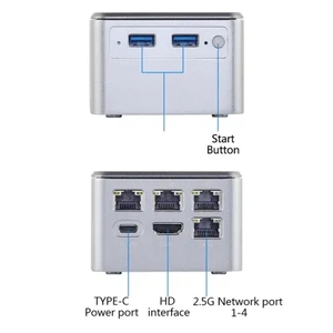 Máy tính để bàn máy tính mini in-ter n5105 CPU Lan DDR4 Bộ nhớ hỗ trợ win11 Linux với cổng song song nối tiếp Mini <span class=keywords><strong>PC</strong></span> - Product Image 6