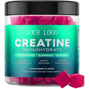 Nhãn hiệu riêng Pre Workout bổ sung Creatine Monohydrate năng lượng Gummy Creatine Gummies cho tăng trưởng cơ bắp thuốc - Product Image 1