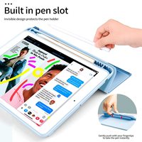 Étui souple en TPU avec porte-crayon 10.2 étui pour tablette de 9e génération pour iPad 7 8 9 étui de génération