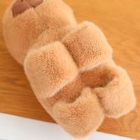 Peluche Capybara 20 cm en coton PP, Anneau de maintien de rideau, Hochet à main, Bracelet de poignet animal, Bracelet à claquer, Huggers
