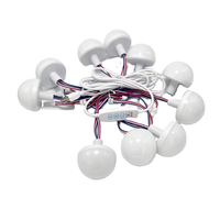 Lampe frontale pour miroir enfant 5V 12V en plastique, diamètre de vis 48, pour coiffeuse, lumière de miroir de maquillage 3CCT