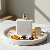 Capuchon de parfum luxueux en métal lourd Zamak, alliage de zinc, forme cylindrique unique, doré, argenté, marron, bronze, 15 mm, facile à poser