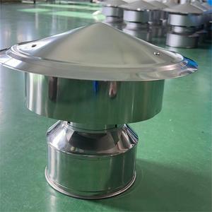 Capuchon de chapeau de pluie à double paroi de cheminée 6 pouces 6 "de diamètre <span class=keywords><strong>Inter</strong></span> 150mm extérieur 200mm avec système de verrouillage par torsion sur le bloc supérieur Pluie Neige - Product Image 2