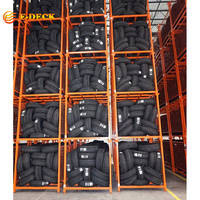 Étagères de stockage de pneus pour entrepôt en acier Q235 avec revêtement en poudre haute résistance