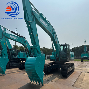 Excavadora usada Japón segunda mano 35 toneladas excavadora Kobelco SK350 excavadora usada Kobelco SK350LC excavadora sobre orugas para la venta - Product Image 1